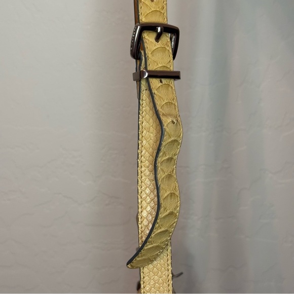 Barbara Bui Tan Python With Metal Details Crossbody Bag O/S - Picture 14 of 14